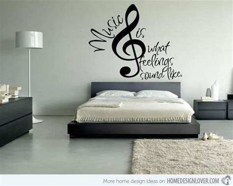 music decor bedroom